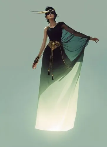 a woman dressed up in an elaborate dress,kanaya,kimbra,art deco woman,transistor,hela,nissa,Conceptual Art,Fantasy,Fantasy 06