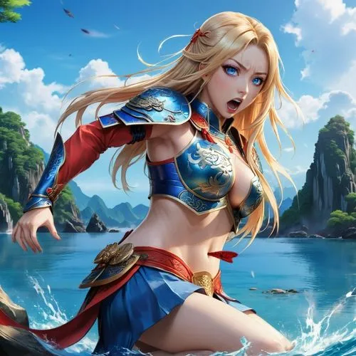 fantasy woman,nami,wonderwoman,female warrior,elza,fantasy art,fantasy picture,fantasy portrait,goddess of justice,fantasia,fantasy girl,the blonde in the river,full hd wallpaper,monsoon banner,siren,wonder woman,cg artwork,the sea maid,tiber riven,eufiliya