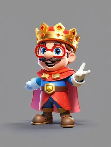 king crown,kingma,mayor,pulsa,king ortler,kingsoft,Unique,3D,3D Character