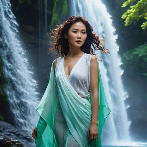 kokia,hyori,kikkawa,ninagawa,celtic woman,jinglei,kahlan,mikasuki,dyesebel,green waterfall,xiaofei,water nymph,jeju cheonjiyeon waterfall,apsara,misia,yangmei,utada,naiad,maenad,akanishi