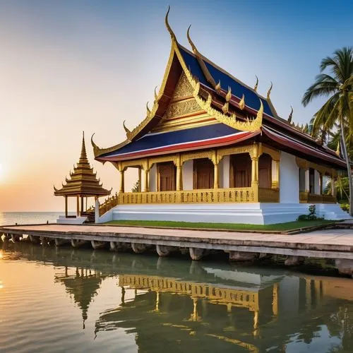 thai temple,buddhist temple complex thailand,cambodia,phnom,thai,thailand,vientiane,southeast asia,thailands,phra,buddhist temple,tailandia,songkhla,songkla,asian architecture,thailad,kampuchea,rattanakiri,thai cuisine,phangnga,Photography,General,Realistic