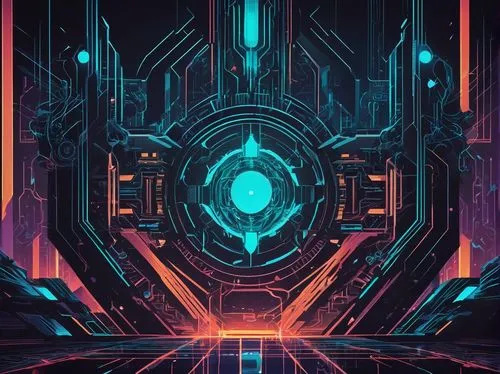 tron,cyberia,cybertron,polara,scifi,futuristic,futuristic landscape,echo,synth,portal,sci - fi,cybercity,silico,cyberian,80's design,abstract retro,cyberscene,vector,synthetic,metropolis,Illustration,Vector,Vector 01