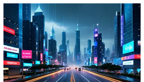 cybercity,cybertown,futuristic landscape,metropolis,cyberscene,polara,futuristic,cyberport,cyberpunk,cityscape,cityzen,cyberia,hypermodern,guangzhou,city at night,futuregen,cyberworld,digitalism,synth,cities,Illustration,Abstract Fantasy,Abstract Fantasy 11