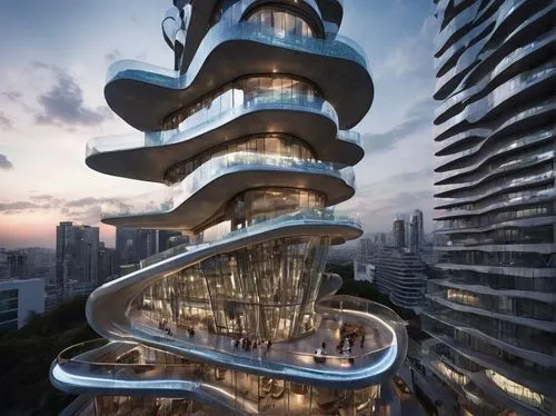 interlace,futuristic architecture,dna helix,escala,heatherwick,singapore landmark,spiral staircase,helix,the energy tower,singapore,residential tower,sky apartment,taikoo,towergroup,chengdu,sathorn,double helix,guangzhou,spiral stairs,urban towers,Illustration,Realistic Fantasy,Realistic Fantasy 02