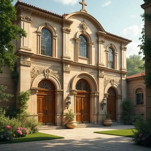 sapienza,monastery of santa maria delle grazie,mirogoj,caelian,patriarchate,celsus library,fondazione,romanesque,janiculum,collegiata,byzantine museum,sspx,3d rendering,greek orthodox,ecclesiastica,curia,pontificio,monasterium,villa balbiano,diocletian,Photography,General,Realistic