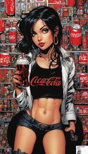 coca cola,coca,coca-cola,coca-cola light sango,coke,cola,diet soda,coke machine,coca cola logo,the coca-cola company,comic book,rosa ' amber cover,cigarette girl,cola mateya,comic books,cola can,comic book bubble,magazine cover,cashier,cover,Illustration,American Style,American Style 06