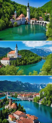 * Drive to Ljubljana**   1 hour**   * Explore Ljubljana's Old Town and Market Square**   3.5 hours**   * Drive to Lake Bled**   30 minutes**   * Lunch at Vila Preseren. Stroll around Lake Bled and boa