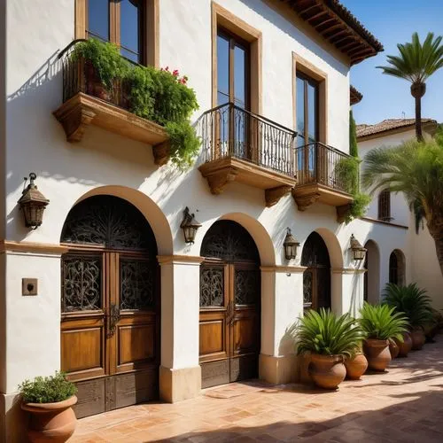 exterior decoration,stucco wall,spanish tile,palmilla,hacienda,stucco frame,wrought iron,casitas,traditional house,gold stucco frame,beautiful home,casa,holiday villa,provencal,patios,houses clipart,townhomes,casita,casabella,luxury property,Art,Classical Oil Painting,Classical Oil Painting 28