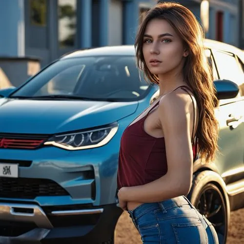 avtovaz,lada,girl and car,vitara,adam opel ag,maruti,Photography,General,Realistic