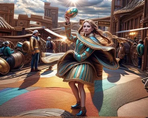 baton twirling,majorette (dancer),shanghai disney,twirling,artistic roller skating,fantasy art,twirl,tokyo disneysea,digital compositing,folk-dance,ancient parade,brazil carnival,sprint woman,fantasy picture,3d fantasy,saint basil's cathedral,girl in a historic way,photo manipulation,color guard (flag spinning),walt disney world