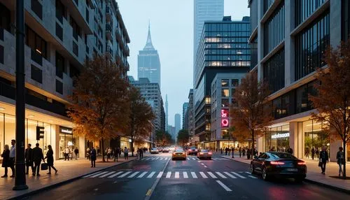 new york streets,5th avenue,city scape,streetscape,shopping street,cityscapes,manhattan,streetscapes,pedestrianized,chrysler building,city highway,avenues,citycenter,the street,ginza,marunouchi,city corner,street scene,omotesando,roppongi