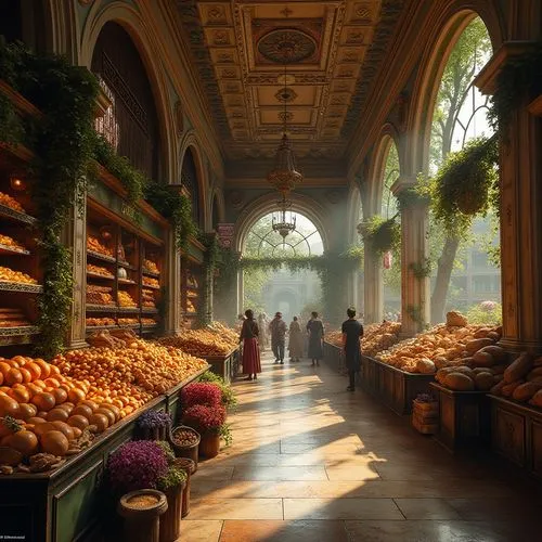 fruit market,vegetable market,spice market,greengrocer,grocer,marketplace,the market,greenmarket,covered market,grocers,souk,greengrocers,homegrocer,farmstand,farmer's market,market,aisle,greenmarkets,farmers market,market hall,Photography,General,Realistic