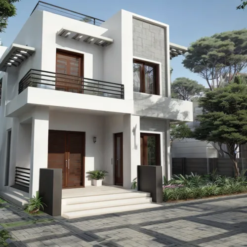 modern house,3d rendering,exterior decoration,residential house,build by mirza golam pir,two story house,holiday villa,floorplan home,stucco frame,core renovation,gold stucco frame,private house,garde