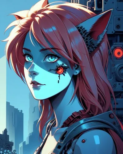 neuromancer,transistor,liora,wildstar,celldweller,animatrix,Illustration,Vector,Vector 01