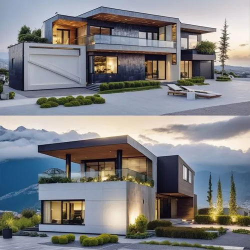 modern house,modern architecture,3d rendering,luxury home,renderings,modern style,elevations,renders,render,revit,beautiful home,luxury property,prefab,house in mountains,house in the mountains,exteri