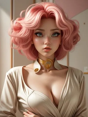 female doll,bjd,pink diamond,euphemia,doll figure,artist doll