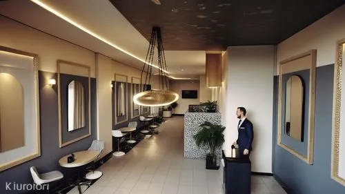 luxury bathroom,hairdressing salon,washroom,salon,hallway space,lavatory,dressingroom,washrooms,beauty room,barber beauty shop,rest room,art deco,treatment room,examination room,cloakroom,interior decoration,jetway,interior modern design,barrooms,lavatories,Photography,General,Realistic