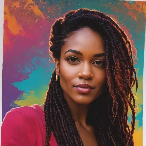 portrait background,colored pencil background,rasta braids,twists,rainbow pencil background,artist portrait,maria bayo,rasta flag,african american woman,color pencil,color pencils,dreadlocks,coloured pencils,mali,woman portrait,colored pencils,african woman,digital painting,colour pencils,digital art,Conceptual Art,Fantasy,Fantasy 07