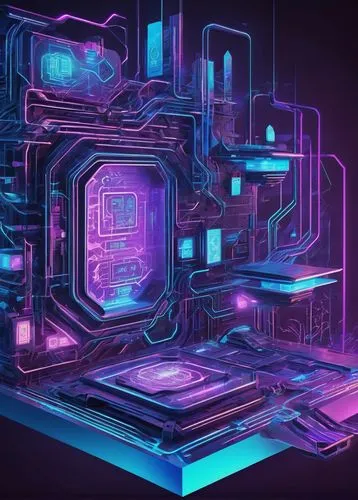 computer art,trip computer,cyclocomputer,cinema 4d,computer,electronics,cyber,80's design,processor,compute,computer chips,desktop computer,graphic card,electronic,cyberpunk,motherboard,mechanical,cyberspace,computer chip,techno color,Unique,Design,Infographics