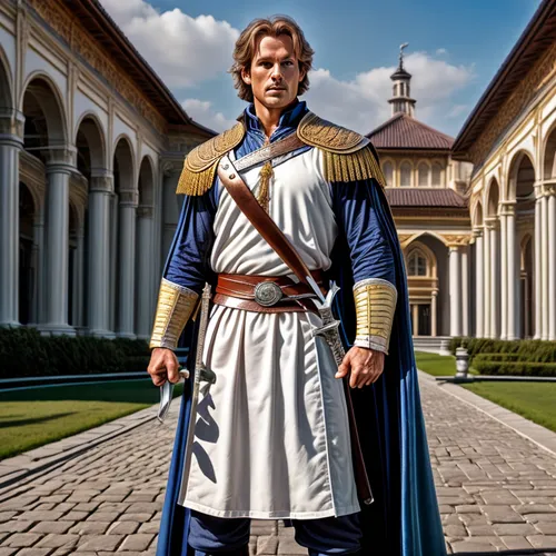 imperial coat,grand duke of europe,roman soldier,grand duke,king arthur,athos,julius caesar,swiss guard,sultan,htt pléthore,the archangel,prince of wales,the roman centurion,east-european shepherd,claudius,alexander,thracian,caracalla,imperial period regarding,digital compositing