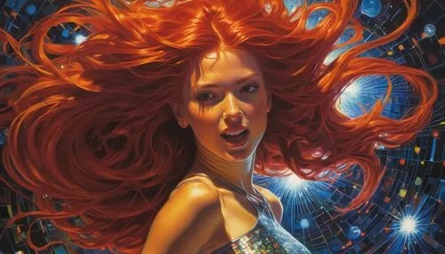 macniven,struzan,palmiotti,mcniven,firestar,promethea,dazzler,starfire,madelyne,cosmogirl,dematteis,harmonix,seelie,rahne,mera,witchblade,tsuneo,cyanea,siryn,chandra,Illustration,Realistic Fantasy,Realistic Fantasy 03