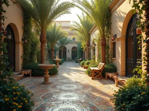 courtyards,marrakesh,inside courtyard,courtyard,patio,riad,cortile,patios,alcazar of seville,marrakech,marocco,dorne,morocco,la kasbah,alcazar,arcaded,souk madinat jumeirah,palm garden,moroccan pattern,marocchi,Photography,General,Realistic