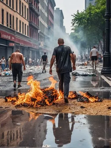 sweden fire,gezi,burning of waste,venezuela,new york streets,berlin-kreuzberg,apocalypse,brussels,newspaper fire,apocalyptic,sweden bombs,the conflagration,street cleaning,paris,no water on fire,iron pour,hamburg,sarajevo,war zone,protestor,Photography,General,Realistic