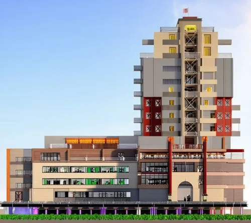 render this my architectural ELEVATION, MAINTAIN HOW THE TOWER LOOKED LIKE,build by mirza golam pir,high-rise building,apartment building,apartment block,block of flats,residential tower,multi-storey,