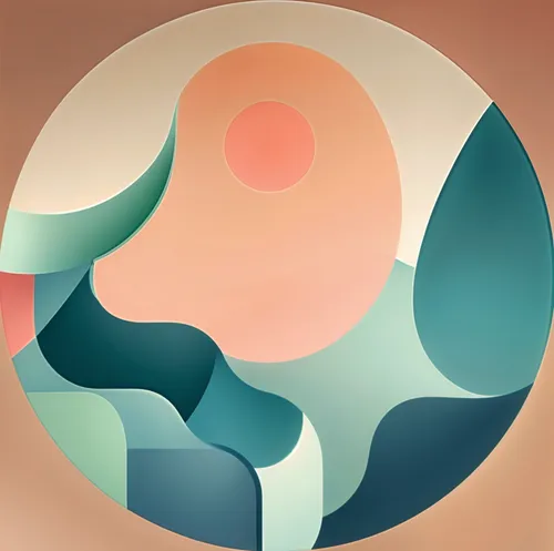 generative,tiktok icon,abstract background,circular puzzle,orphism,background abstract