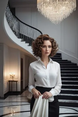 chastain,claridges,scherfig,latynina,karenina,seydoux,adaline,corinthia,claridge,chandelier,chambermaid,chaumet,rosecliff,mouawad,lanesborough,chandeliered,baccarat,bondarchuk,housekeeper,pearl necklace,Illustration,Realistic Fantasy,Realistic Fantasy 17