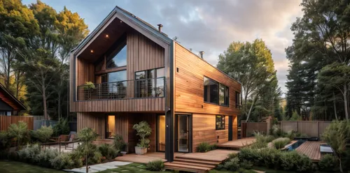 timber house,wooden house,cubic house,modern house,corten steel,modern architecture,wooden decking,eco-construction,house in the forest,cube house,dunes house,metal cladding,mid century house,smart ho