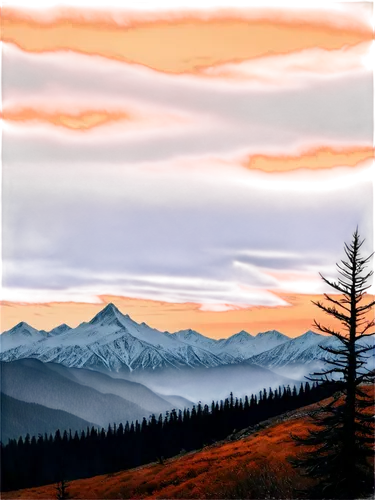 alpine sunset,mountain sunrise,alpine landscape,landscape background,mountain landscape,dusk background,cascade mountains,photo painting,mountain scene,salt meadow landscape,mount rainier,world digital painting,rainier,landscape red,red sky,digital painting,mt rainier,fire mountain,fireweed,tatoosh,Conceptual Art,Daily,Daily 08