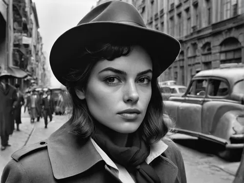 vintage woman,hat retro,retro woman,vintage girl,50's style,girl wearing hat,vintage fashion,retro women,vintage women,film noir,hat vintage,60's icon,retro girl,gena rolands-hollywood,cigarette girl,trilby,woman's hat,leather hat,woman in menswear,vintage 1950s,Photography,Documentary Photography,Documentary Photography 28