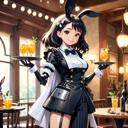 barmaid,pub,tsukiko,bartender,nowa,sae,Anime,Anime,Cartoon