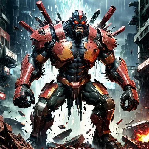 ironhide,darkseid,juggernaut,potemkin,atrocitus,apokolips,war machine,blastaar,tankor,cybertron,hawken,lagann,ironmaster,onslaught,battlesuit,genosha,deathblow,giantkiller,deathlok,brute,Conceptual Art,Fantasy,Fantasy 26