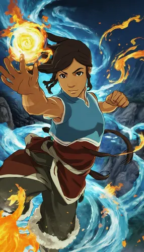 Avatar the legend of korra by gin 1994 on deviantart avatar the legend of korra by gin 1994 voltagebd Image collections,flame spirit,torch-bearer,diwali banner,game illustration,mulan,burning torch,da