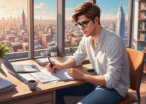 office worker,blur office background,male poses for drawing,modern office,secretarial,work from home,girl studying,oscorp,study,work at home,study room,illustrator,sci fiction illustration,tutor,man with a computer,librarian,hardworking,writer,rodenstock,secretary,Unique,3D,Isometric