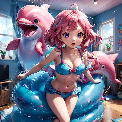 nami,mermaid background,temposhark,scylla,aqua studio,lamia,Anime,Anime,General