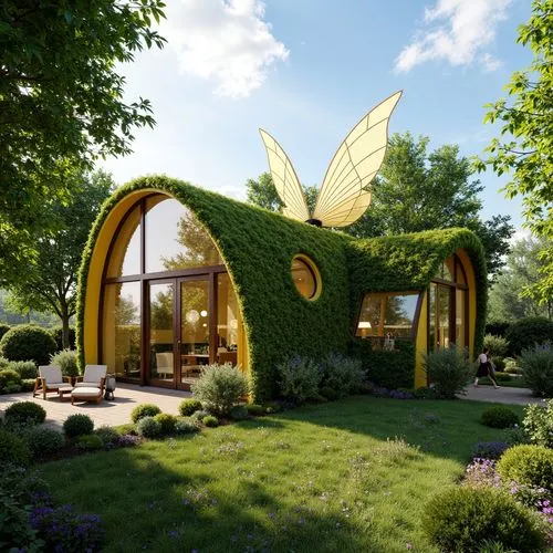 insect house,honeychurch,earthship,fairy village,fairy house,garden fairy