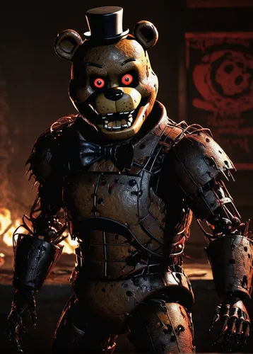 endoskeleton,molten,reptillian,fuel-bowser,jägermeister,renascence bulldogge,male mask killer,steampunk,iron mask hero,metal rust,brute,war machine,sound studo,macabre,bogeyman,halloween background,ork,3d render,bulldog,bot icon,Illustration,American Style,American Style 14