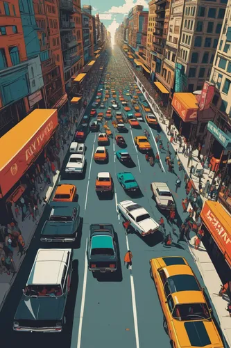 city highway,transport and traffic,traffic jams,new york streets,traffic congestion,heavy traffic,traffic jam,bottleneck,bus lane,evening traffic,traffic,new york taxi,congestion,passenger traffic,two way traffic,intersection,taxicabs,world digital painting,road traffic,one-way street,Illustration,Realistic Fantasy,Realistic Fantasy 36