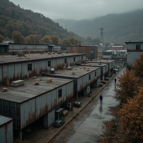 industrial landscape,breathitt,tarentum,industrial hall,warehouses,srebrenica,mining facility,decebal,pikeville,industrial area,coalfield,ship yard,steel mill,coalfields,depots,valley mills,cannery,empty factory,monessen,abandoned factory