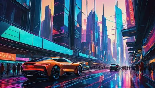 futuristic landscape,car wallpapers,lamborghini urus,futuristic,3d car wallpaper,brum,futuristic car,naias,cityscape,nsx,mercedes-amg gt,ford gt 2020,merc,camaros,zonda,neon arrows,lamborghini aventador,supra,tron,colorful city,Conceptual Art,Fantasy,Fantasy 20