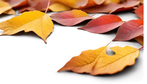 Autumn leaves, solo, orange, yellow, red, brown, curled up, scattered, fallen, crunchy, detailed veins, soft natural lighting, warm color tone, shallow depth of field, 3/4 composition, cinematic mood,