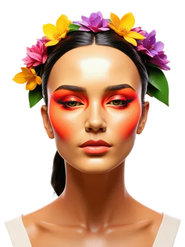 flowerhead,derivable,plumeria,girl in flowers,natural cosmetic,flower crown,frida kahlo,kahlo,flower girl,tropical bloom,tahitian,polynesian girl,flowers png,flower fairy,frangipani,diwata,flower crown of christ,flowerheads,boho art style,colorful floral,Photography,Artistic Photography,Artistic Photography 08