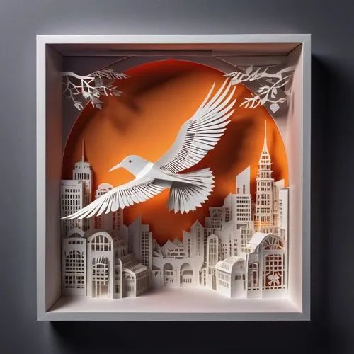 art deco frame,uniphoenix,royal tern,orange gull,bird frame,dove of peace,paper art,art deco background,doves of peace,silver seagull,glass painting,vector graphic,art deco ornament,vector image,orioles,frame illustration,birdland,decoration bird,decorative frame,vector design,Unique,Paper Cuts,Paper Cuts 03