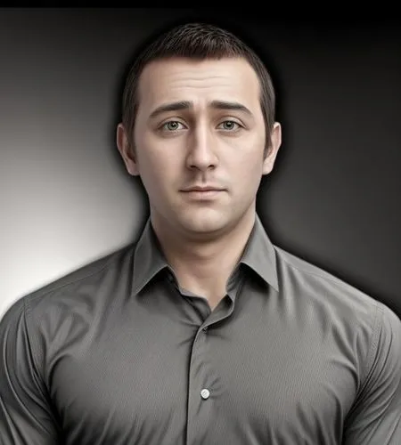 a man in a black shirt, and his po on the left is the image of himself,gjokaj,sarkisian,serkan,yandarbiev,stepanyan,amirkhanov,Common,Common,Natural