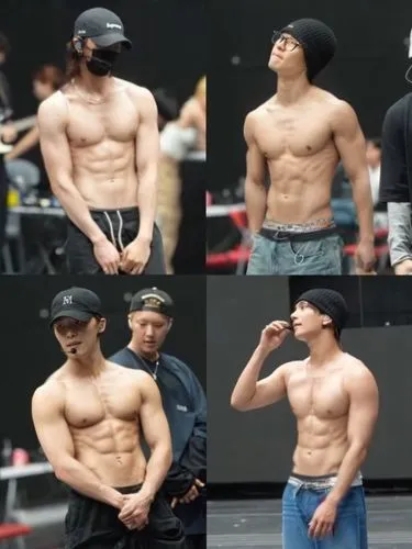 minjun,peniel,daesung,shinhwa,abdominis,musclemen,taeyang,pectorals,sixpack,yeongjo,btob,hyuk,body building,deuk,seongjong,muscles,muscle angle,daesang,pecks,myeongseong