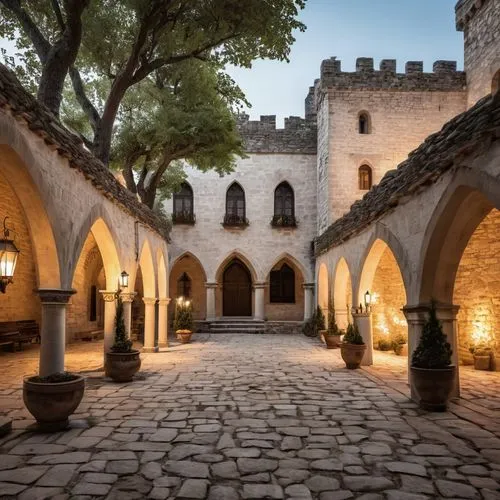 hala sultan tekke,inside courtyard,altos de chavon village,courtyard,tlaquepaque,parador,Photography,General,Realistic