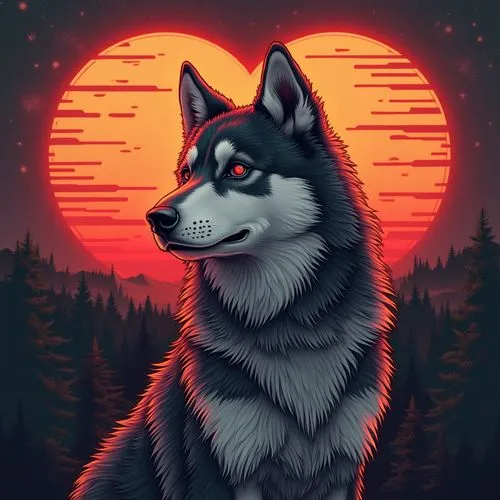 dusk background,aleu,wolfsangel,wolfgramm,howling wolf,wolpaw